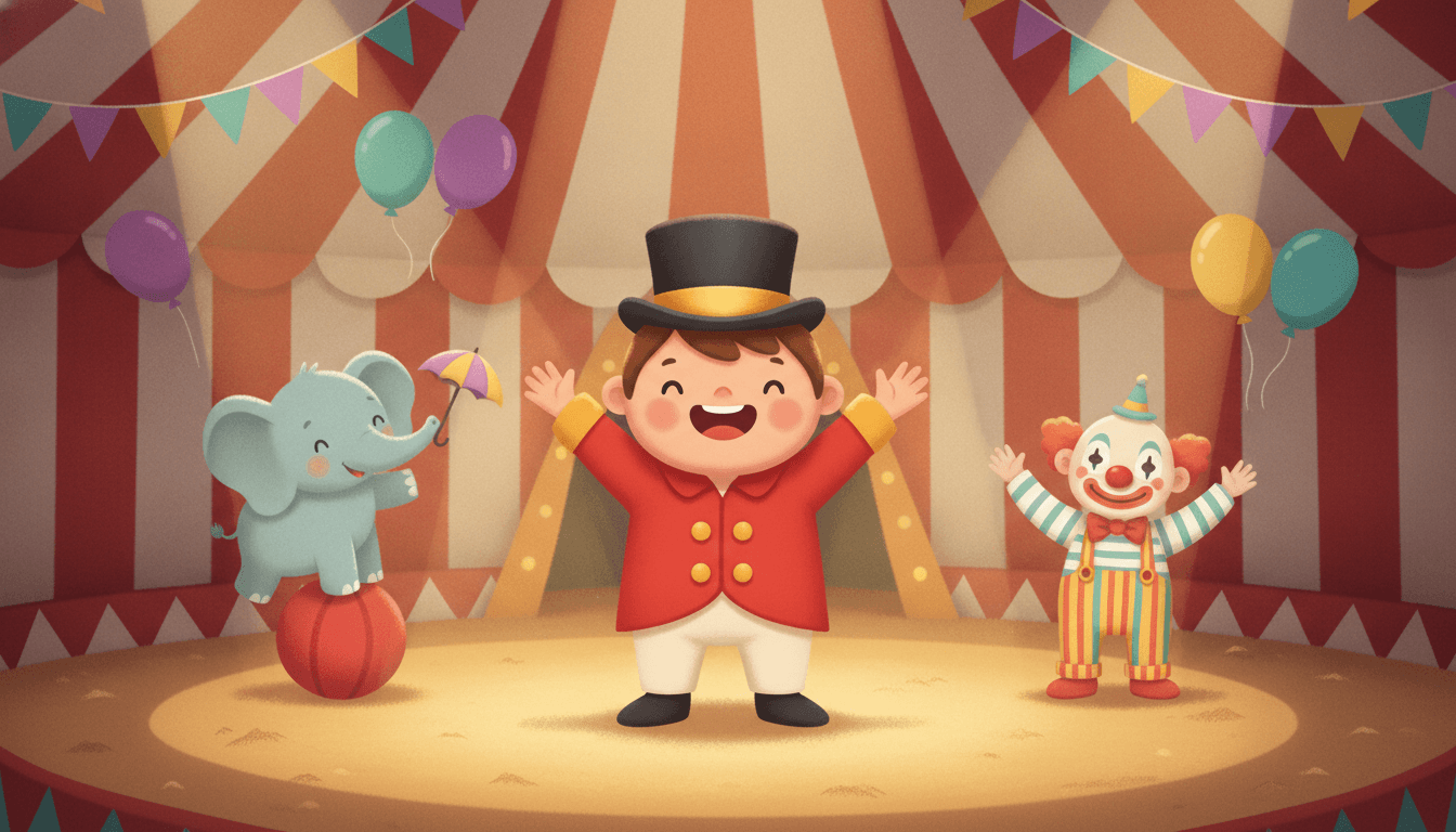 Circus - AI picture book example