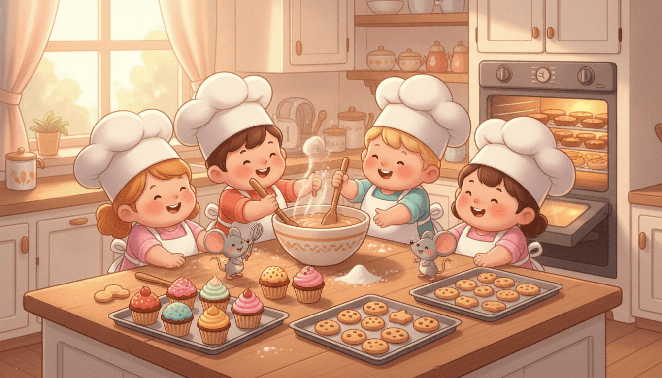 Cooking - AI picture book example