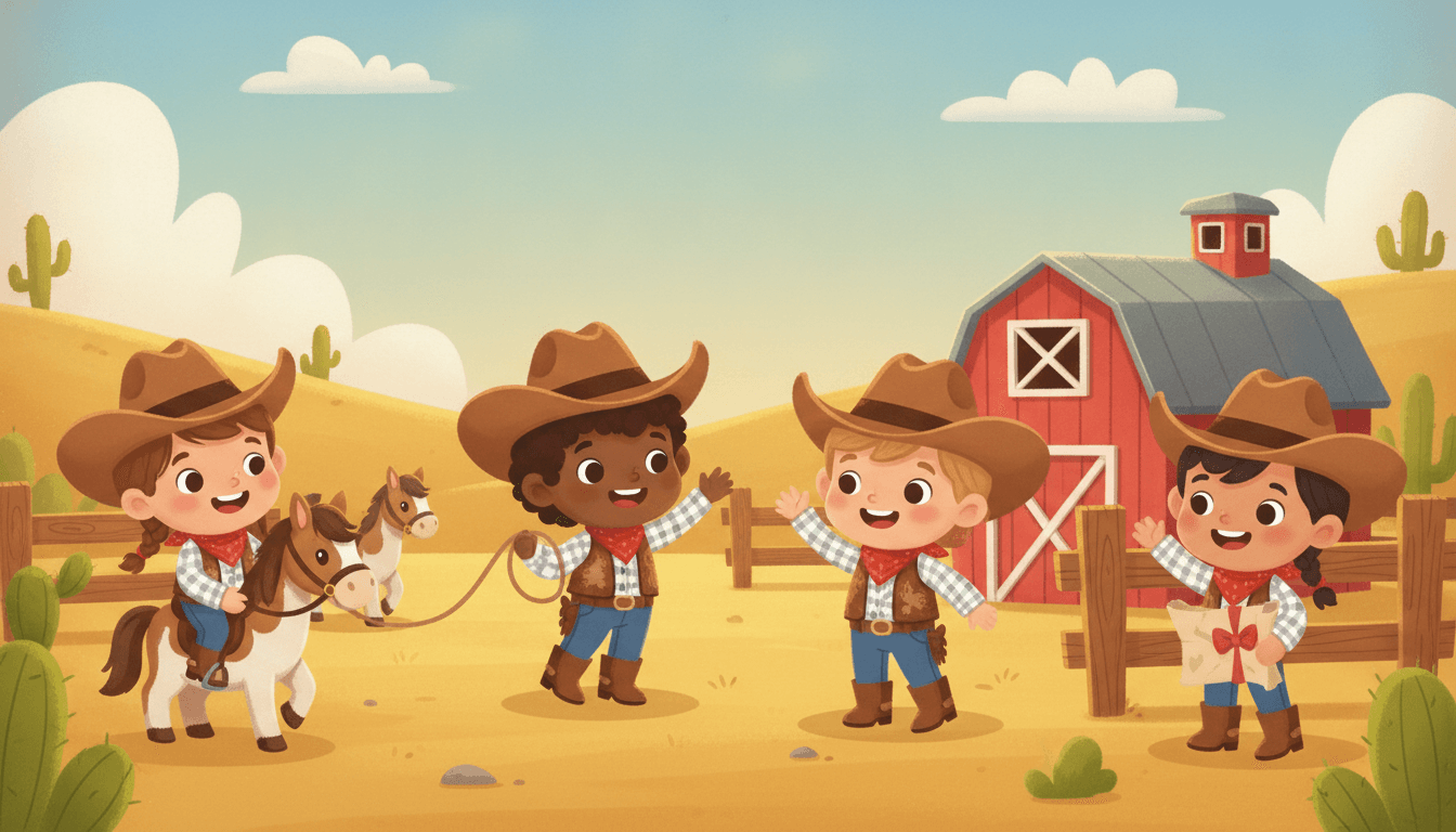 Cowboy - AI picture book example