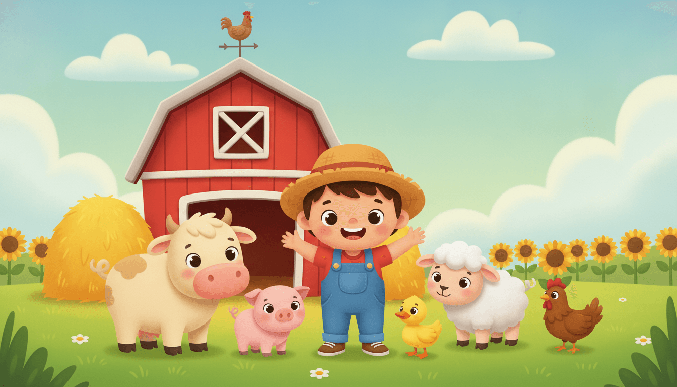 Farm - AI picture book example