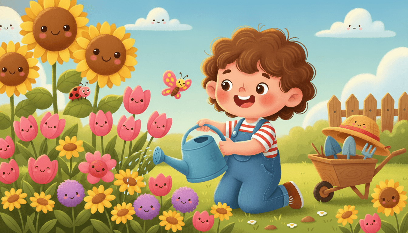 Garden - AI picture book example