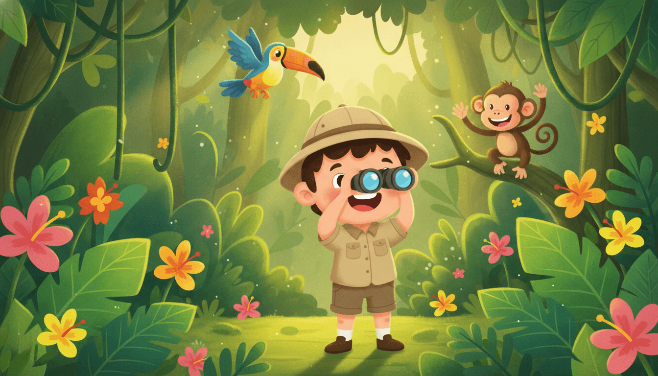 Jungle - AI picture book example