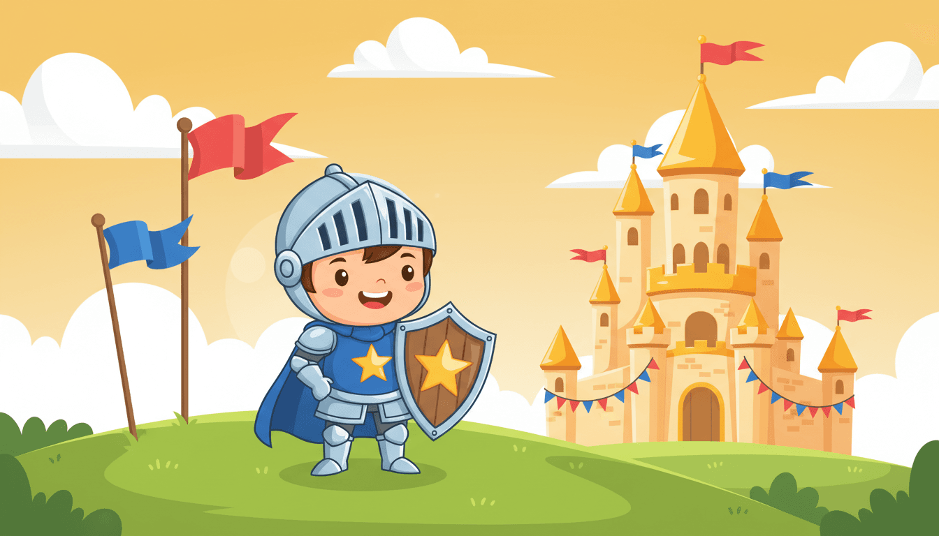 Knight - AI picture book example