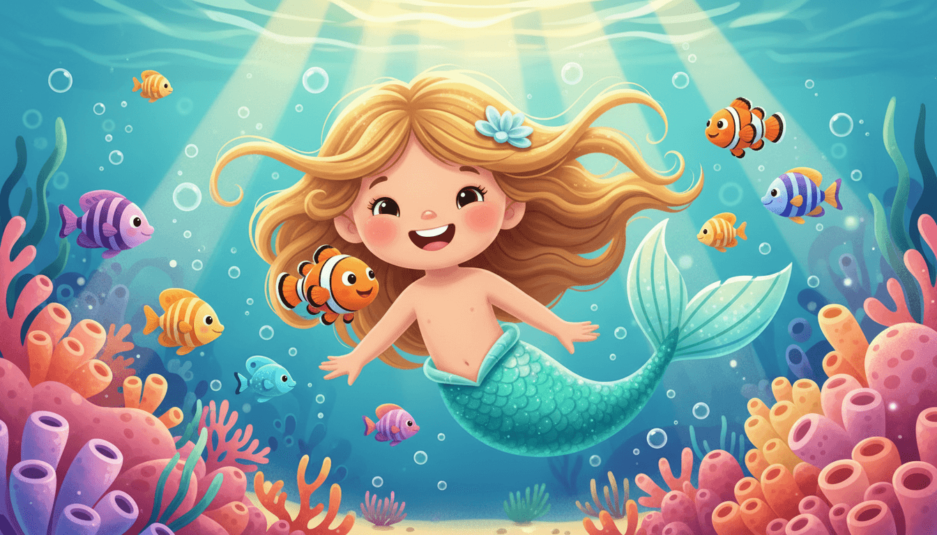 Mermaid - AI picture book example