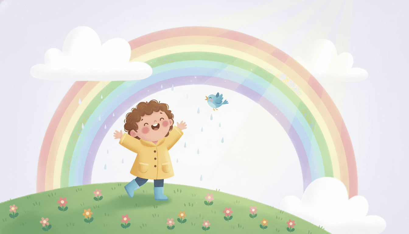 Rainbow - AI picture book example