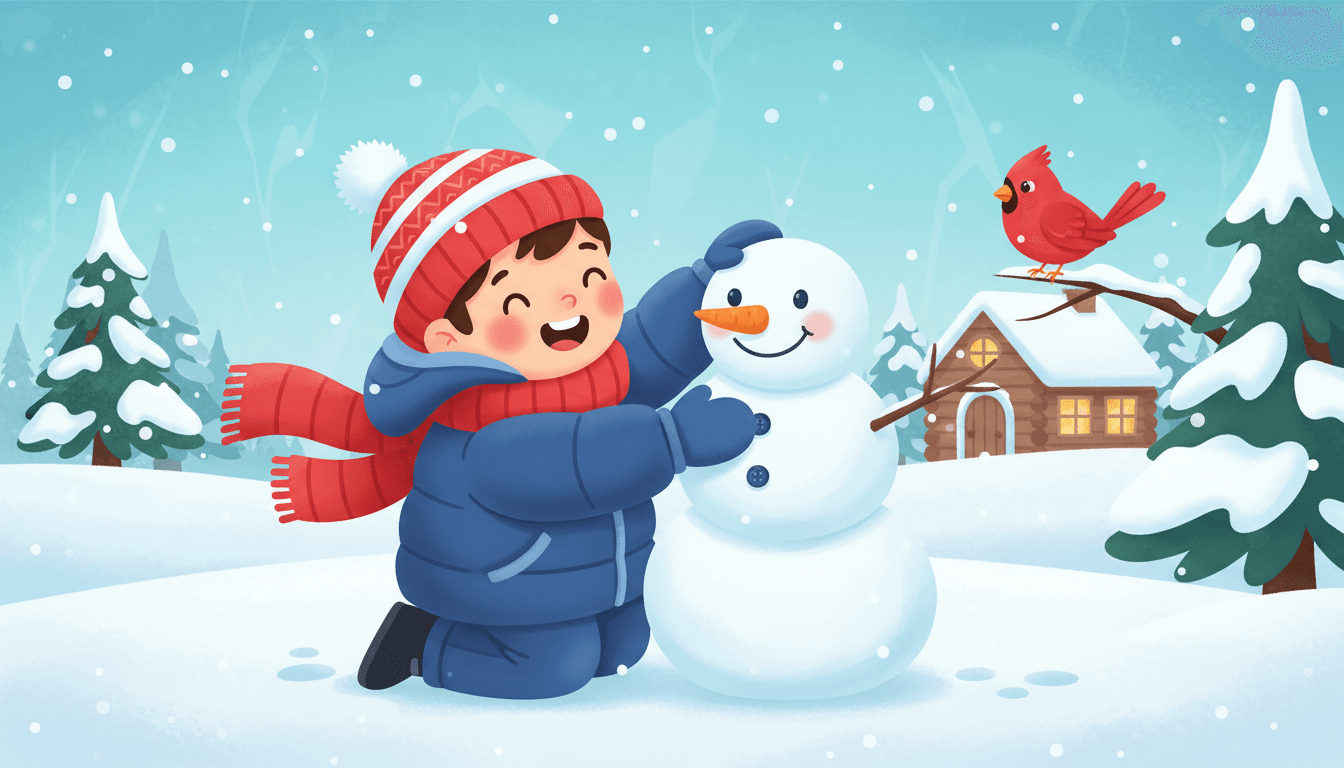Winter - AI picture book example