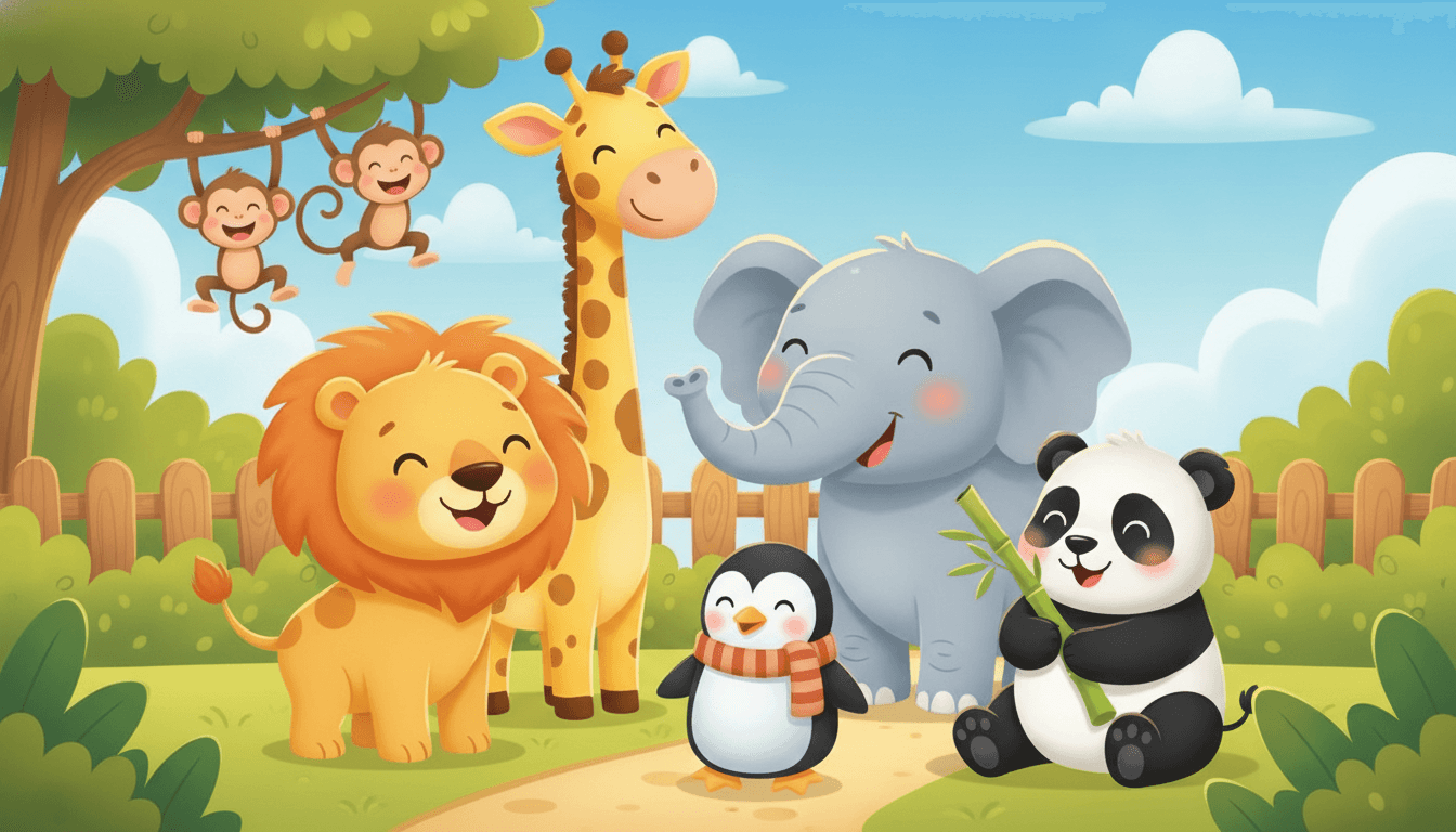 Zoo - AI picture book example