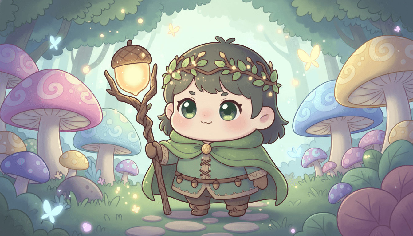 Chibi render of an AI-generated character
