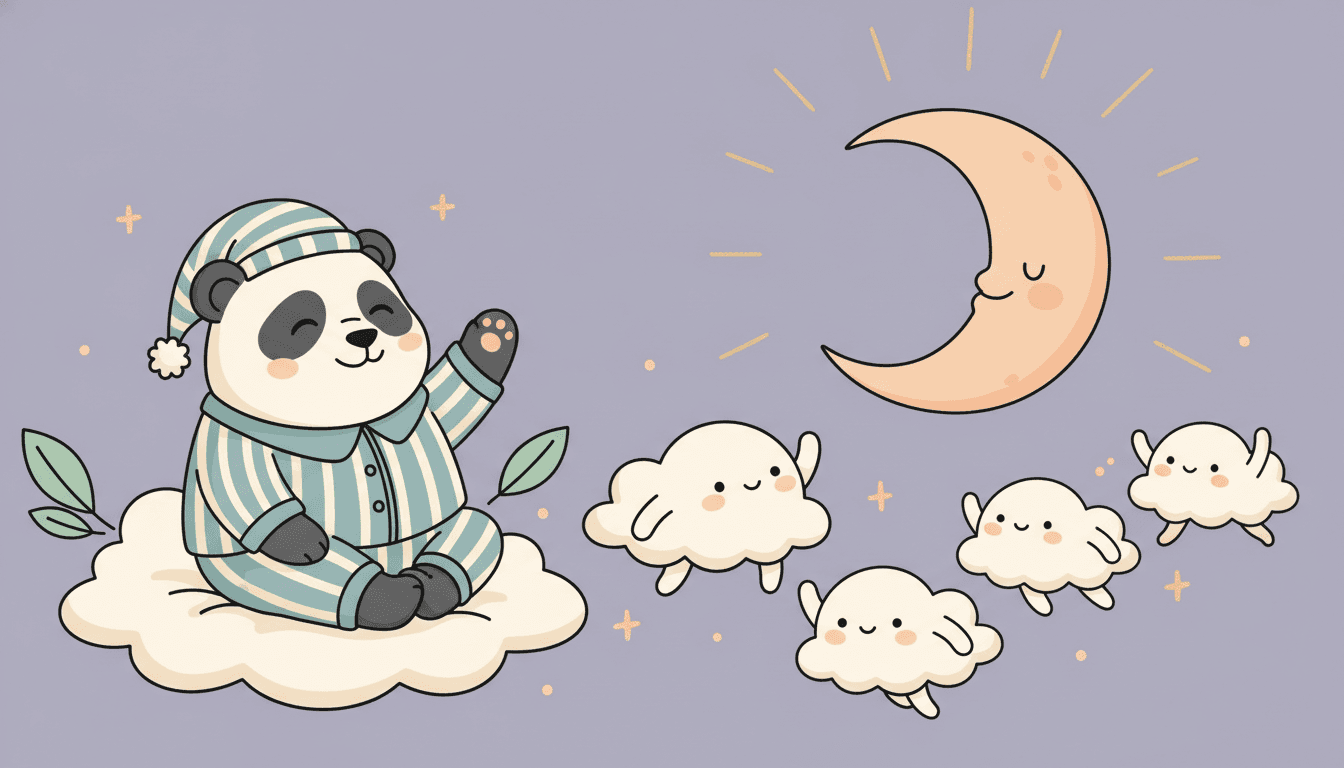 Cartoon bedtime story creation illustration style