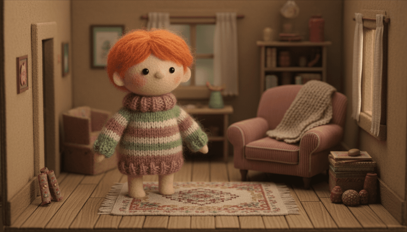 Felt & Knit - AI picture book example