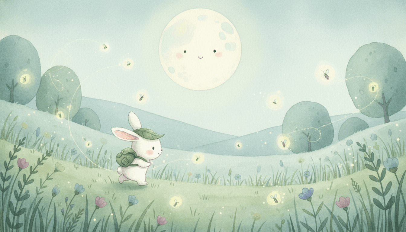 Watercolor style kids picture book illustration