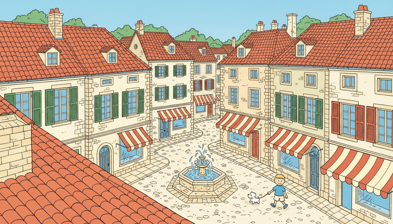 Ligne Claire - AI picture book example