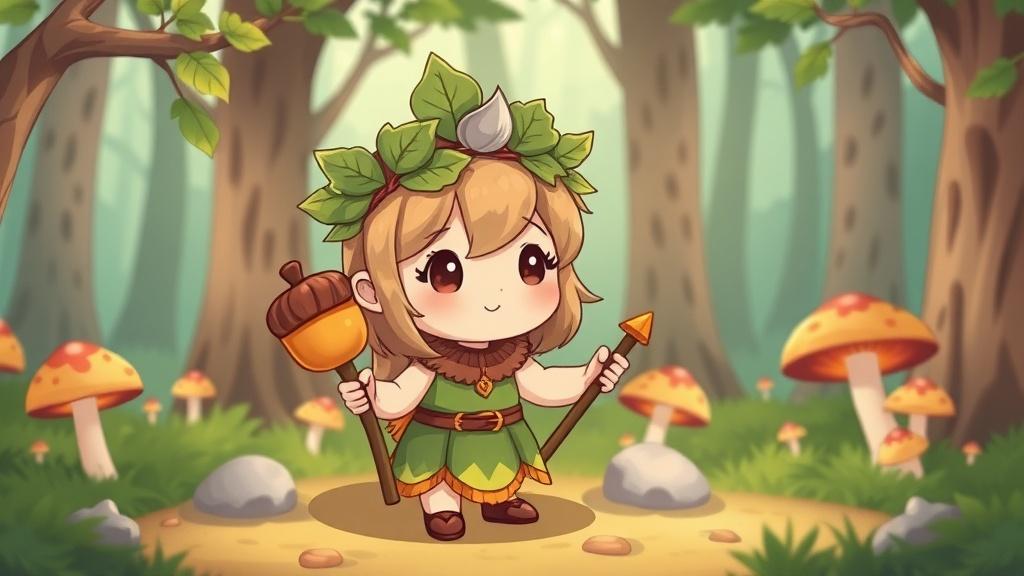 Chibi OC story generator output style