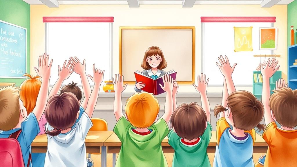 School - AI picture book example