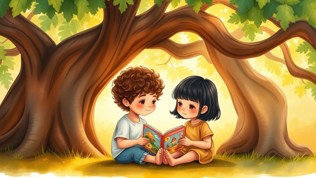 Friendship - AI picture book example