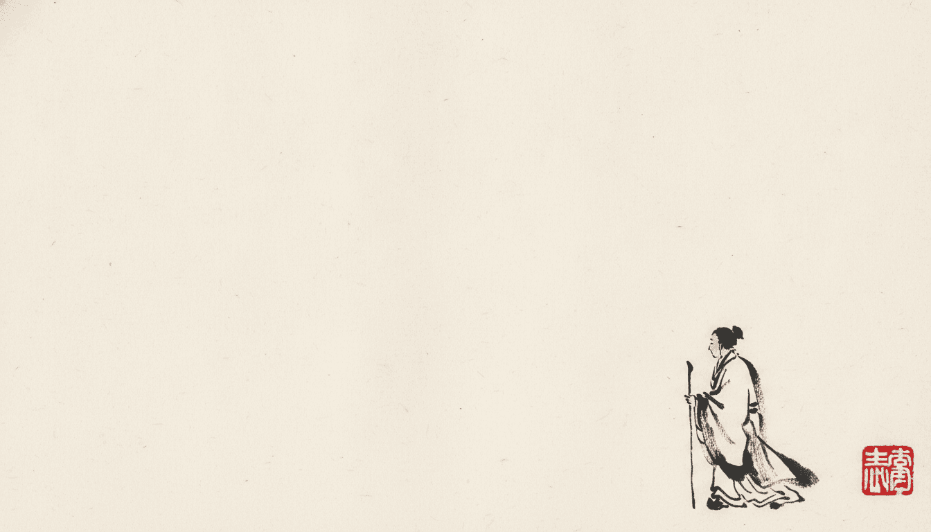 Sumi-e Ink Wash - AI picture book example